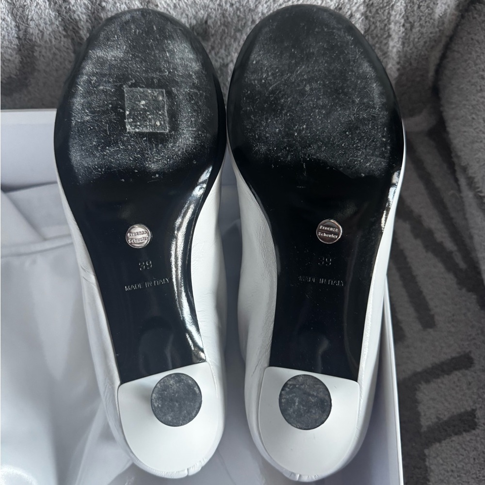 Proenza Shouler tee knee high boots baggy white nappa leather size 9 runway - Picture 12 of 16